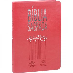 Bíblia Sagrada Slim | Letra Normal | NAA | Capa Pêssego