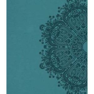 NKJV Large Print Personal Size Reference Bible, Teal LeatherTouch, Thumb-Indexed